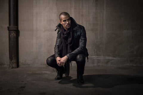 ROOK - Men's Bomber Jacket - Sheep Leather - Shearling Collar - Handcast Buckles - Designer Jan Hilmer