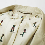 70s 80s luxurious cream leather jacket. ivory leather jacket. long leather jacket. women leather jacket - medium