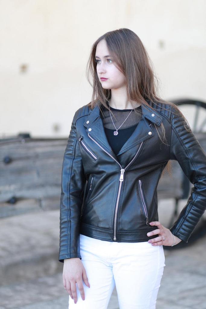 Amazing Women Leather Jacket R/511