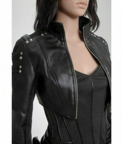 Women's & Girls 100% Real soft Lambskin Leather Cropped Bolero Shrug Jackets Slim-fit, Beautiful Look