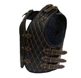 Men leather vest stylish Motorcycle biker Genuine leather stylish vest Viking Conung handmade